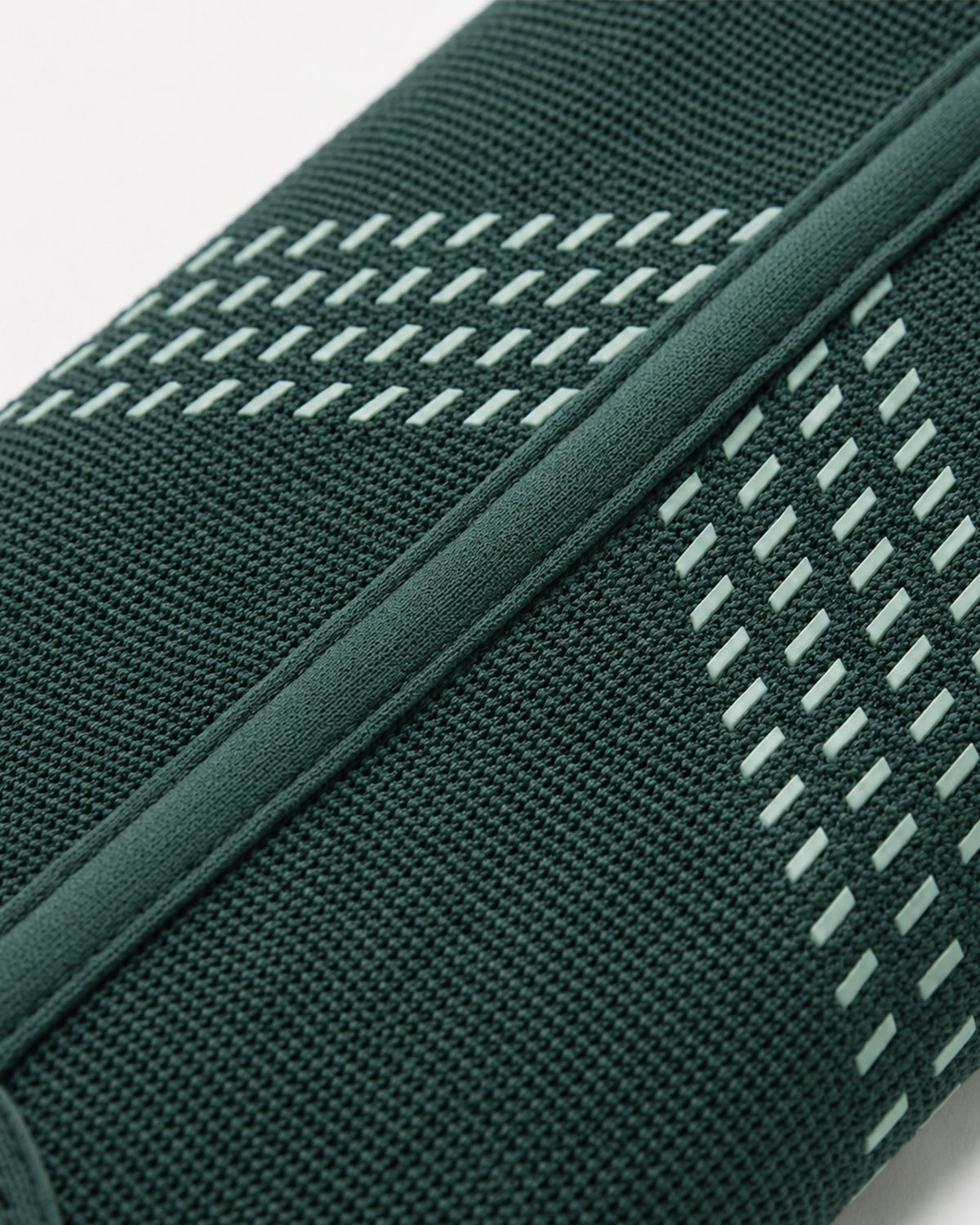 VELITES POWER 5 mm Kniebandage Nahtdetail grün