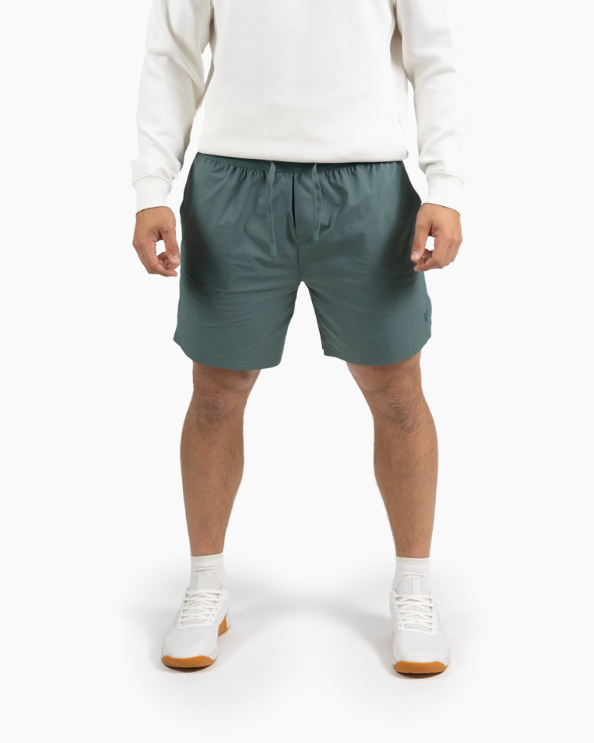 Short hombre Holo Velites frente color_Pine green