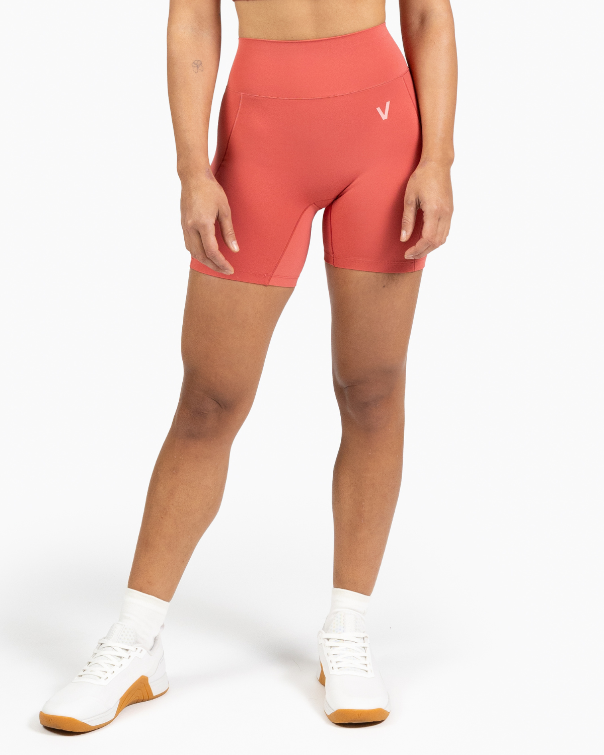 Legging medio Holo mujer Velites frontal color_Raspberry