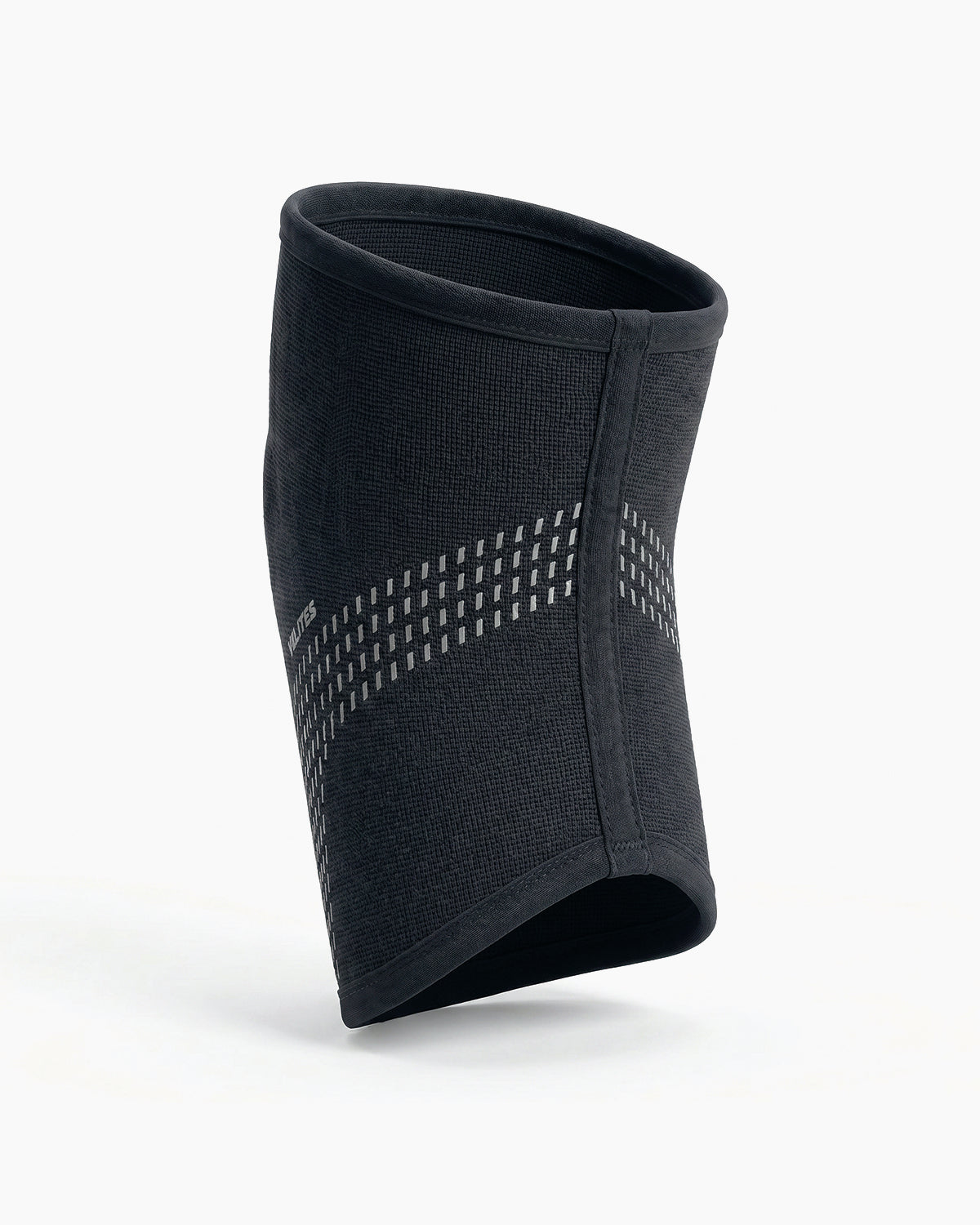 VELITES POWER 5 mm Kniebandage linke Seitenansicht schwarz