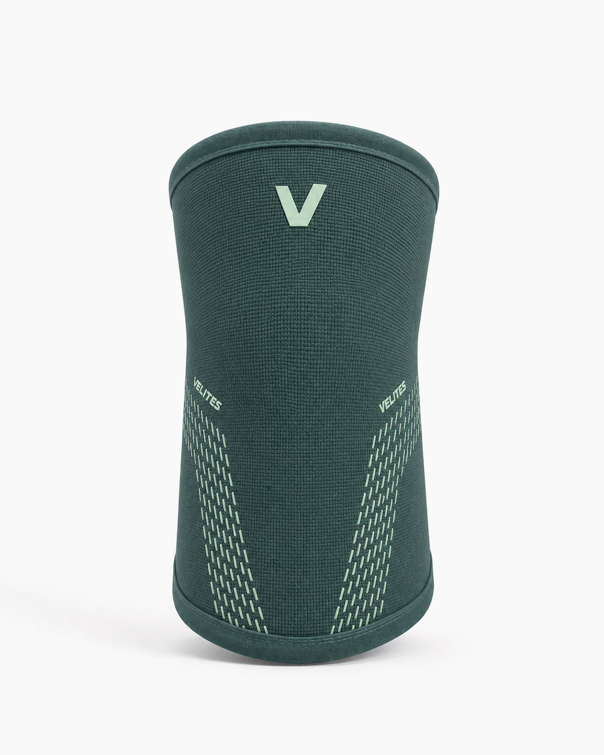 VELITES POWER 5 mm Kniebandage Vorderansicht grün