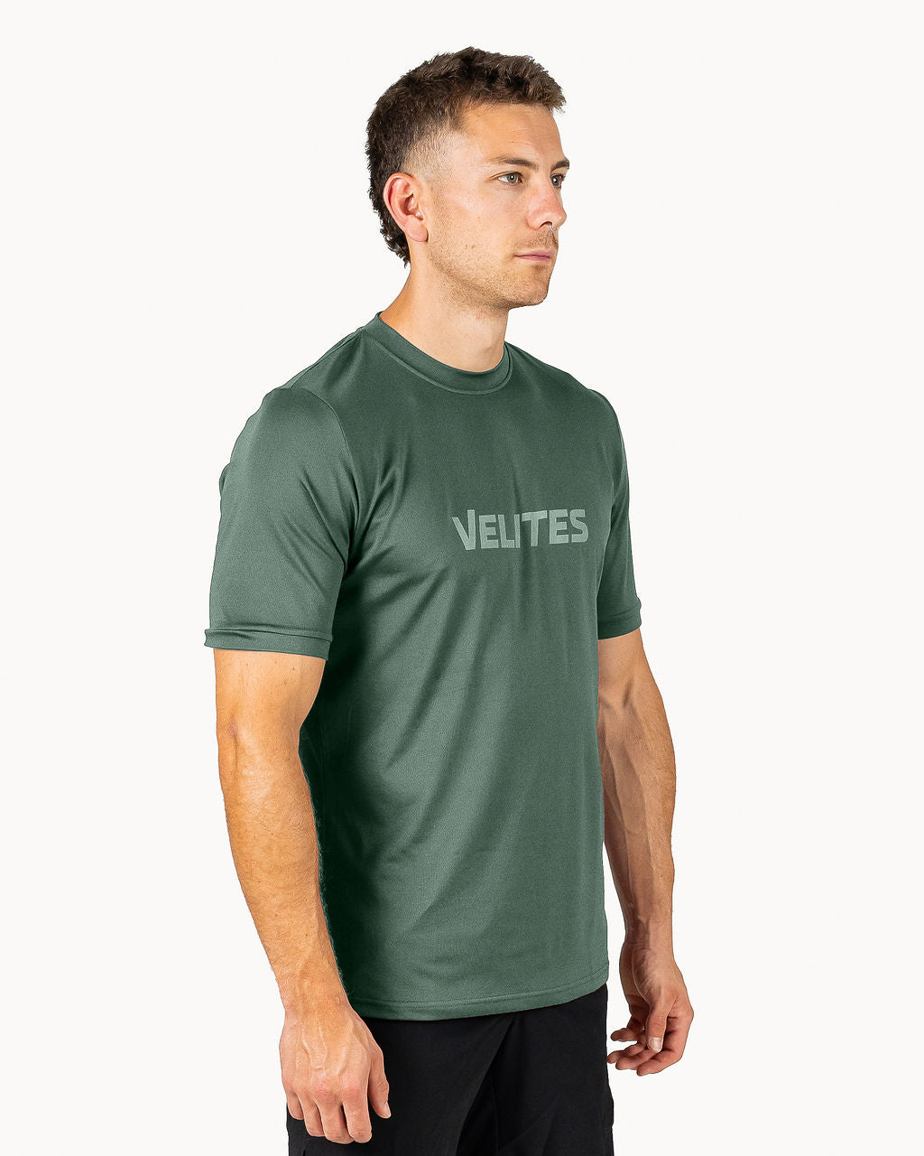 Velites Holo T-shirt trois-quarts couleur_pine green