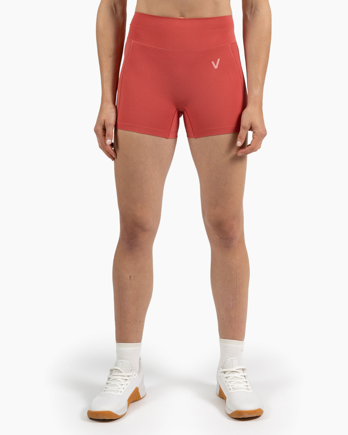 Legging corto Holo mujer Velites frontal color_Raspberry