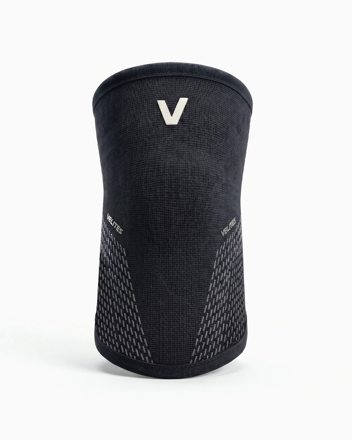Rodillera POWER 7 mm VELITES vista frente negra