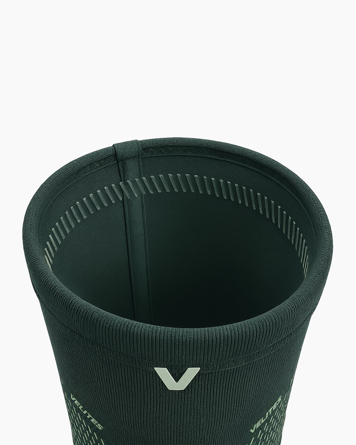 Rodillera POWER 7 mm VELITES detalle arriba verde