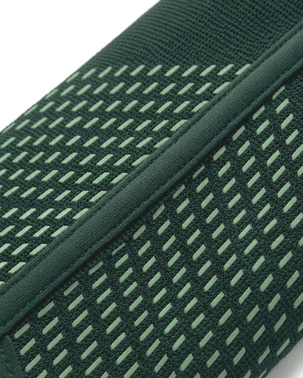 Rodillera POWER 7 mm VELITES detalle costura verde
