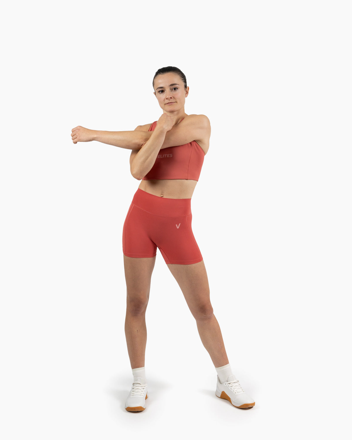 Legging corto Holo mujer Velites movimiento color_Raspberry