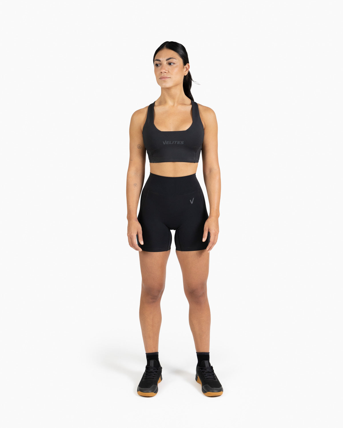 Legging medio Holo mujer Velites ejercicio color_Black