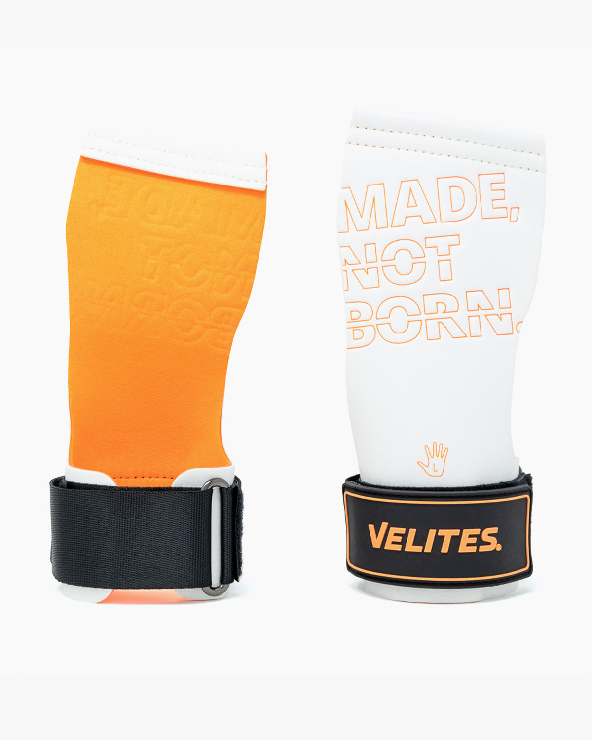 Velites Quad Pro grips en magnésium blanc orange