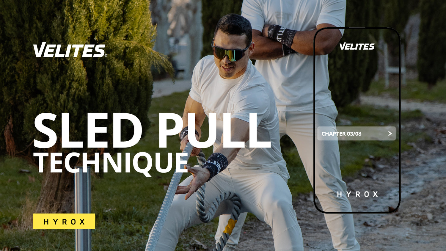 Guía para entrenar el Sled Pull para competir en HYROX — curso completo por Velites