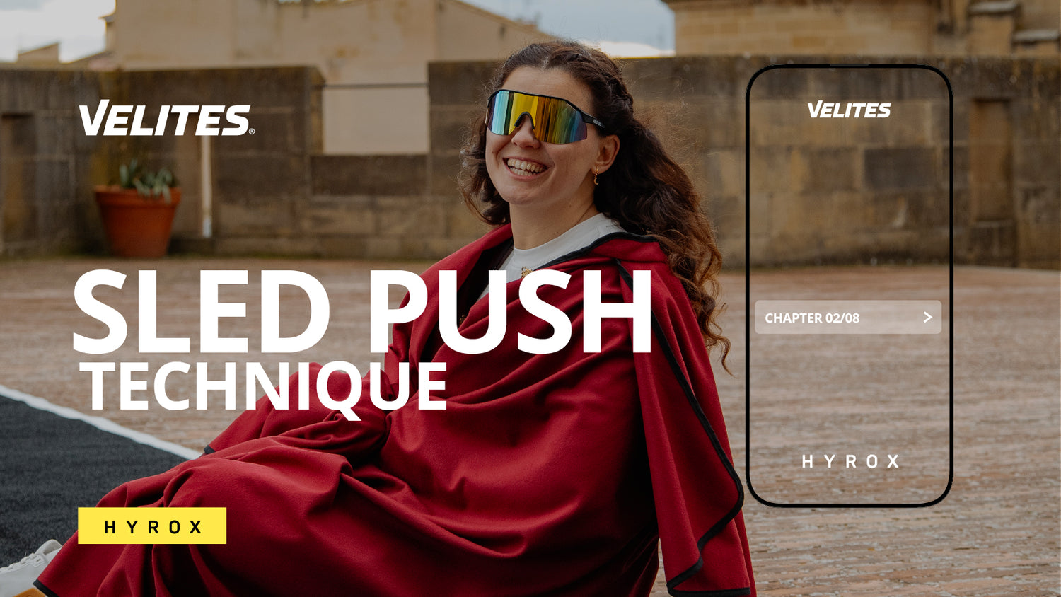 Guida completa allo Sled Push per gareggiare nel percorso HYROX creata da Velites