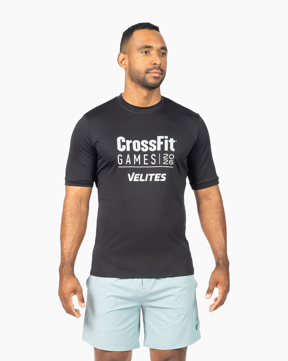 Short-sleeve unisex training tee for the CrossFit Games 20th Anniversary in black