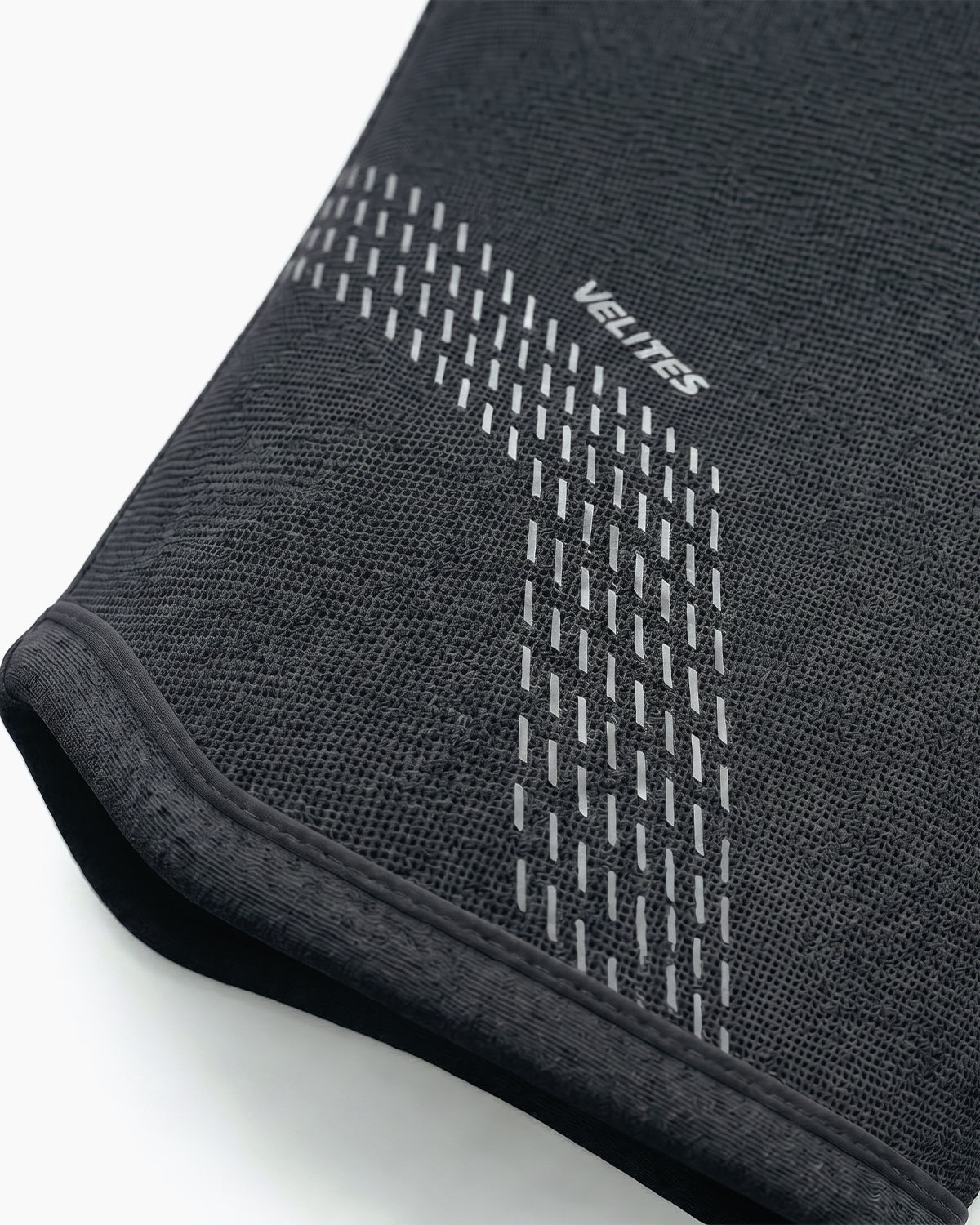 VELITES POWER 5 mm Kniebandage seitliches Detail schwarz