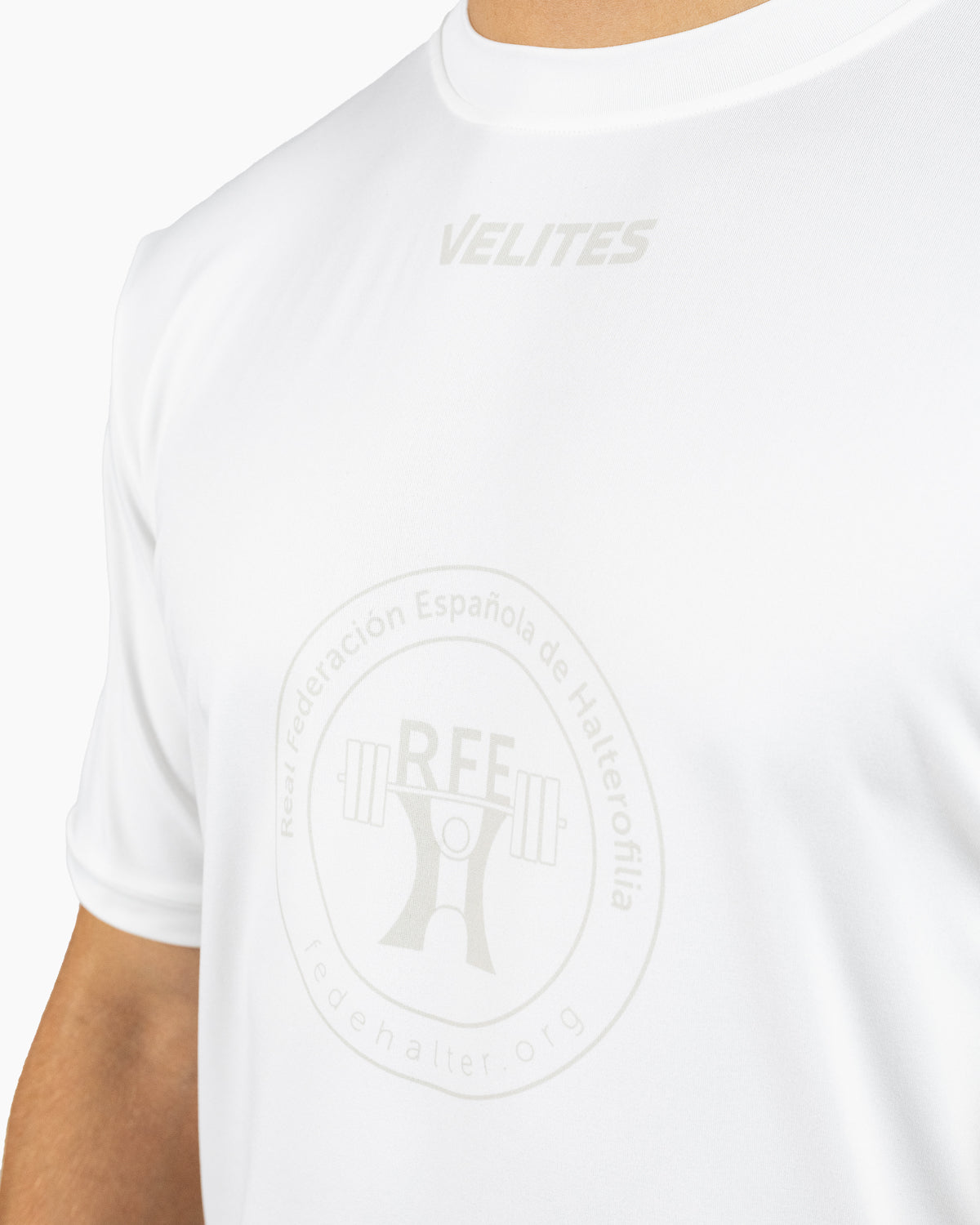 Camiseta oficial de la Real Federación Española de Halterofilia