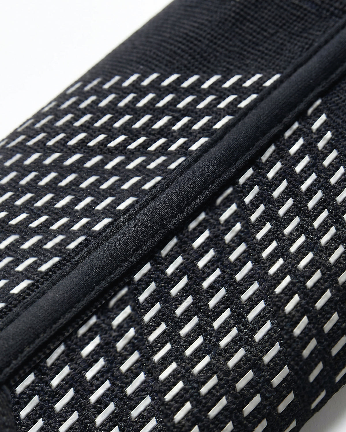 Rodillera POWER 7 mm VELITES detalle costura negra