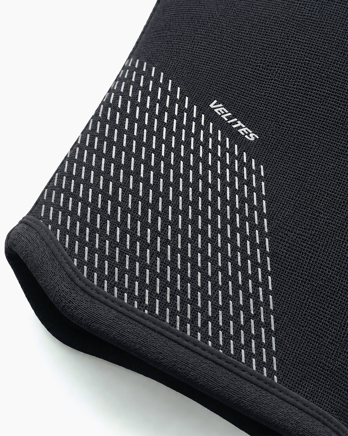 Rodillera POWER 7 mm VELITES detalle lateral negra