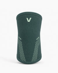 VELITES POWER 5 mm knee sleeve front view green