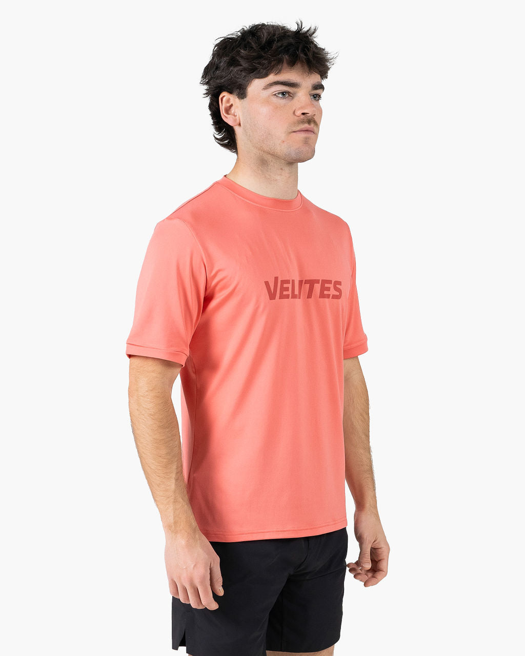 Velites Holo T-shirt trois-quarts couleur_raspberry