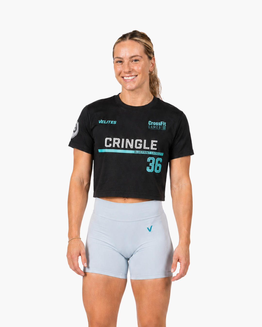 Womens's CrossFit® Games 26 athlete kit (crop t-shirt + legging)