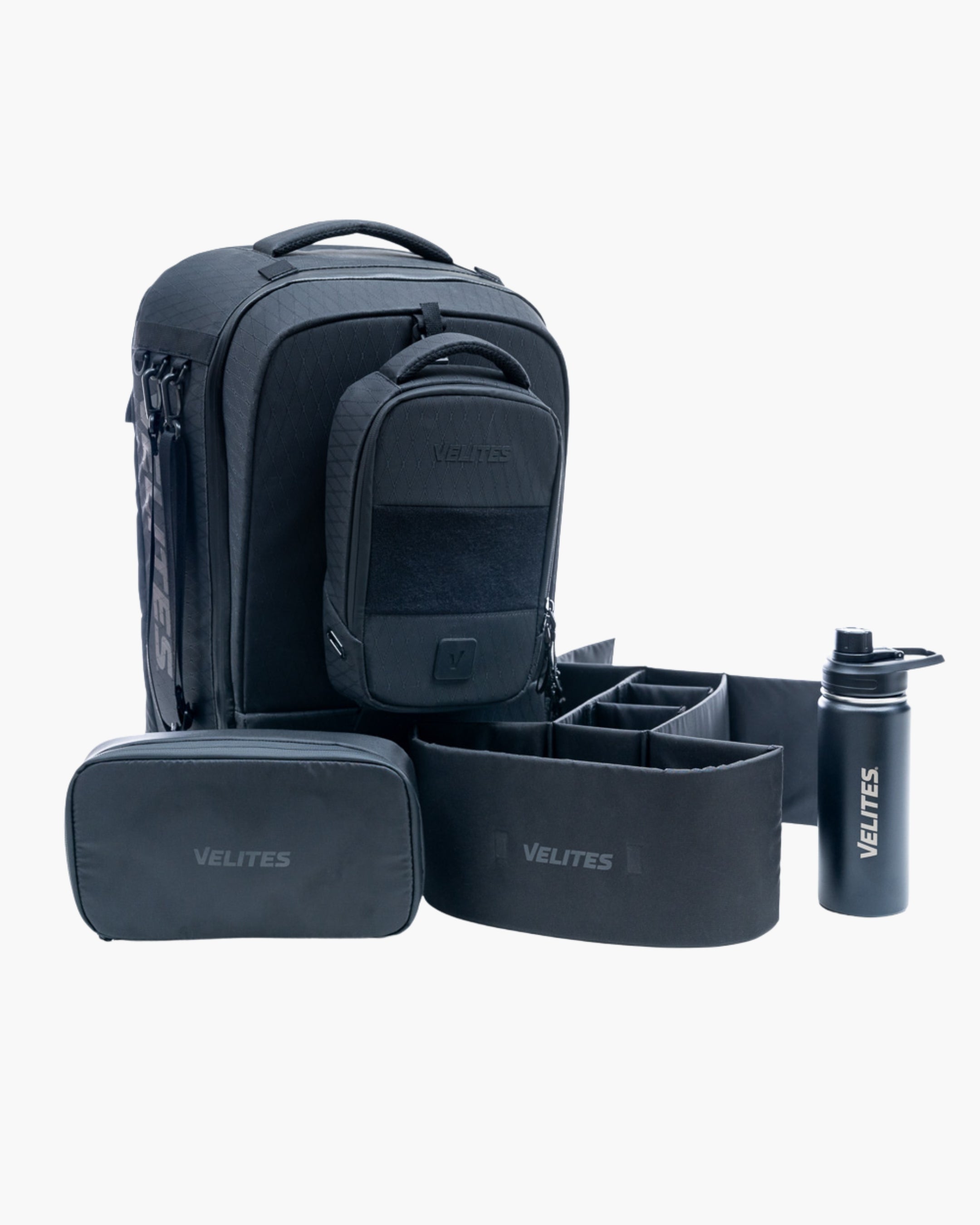 Pack Storm + Internal Divider + Toiletry Bag + Water Bottle