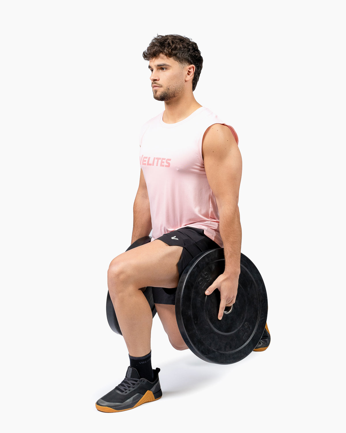 Canotta Tank Holo Velites colore Bubblegum esercizio