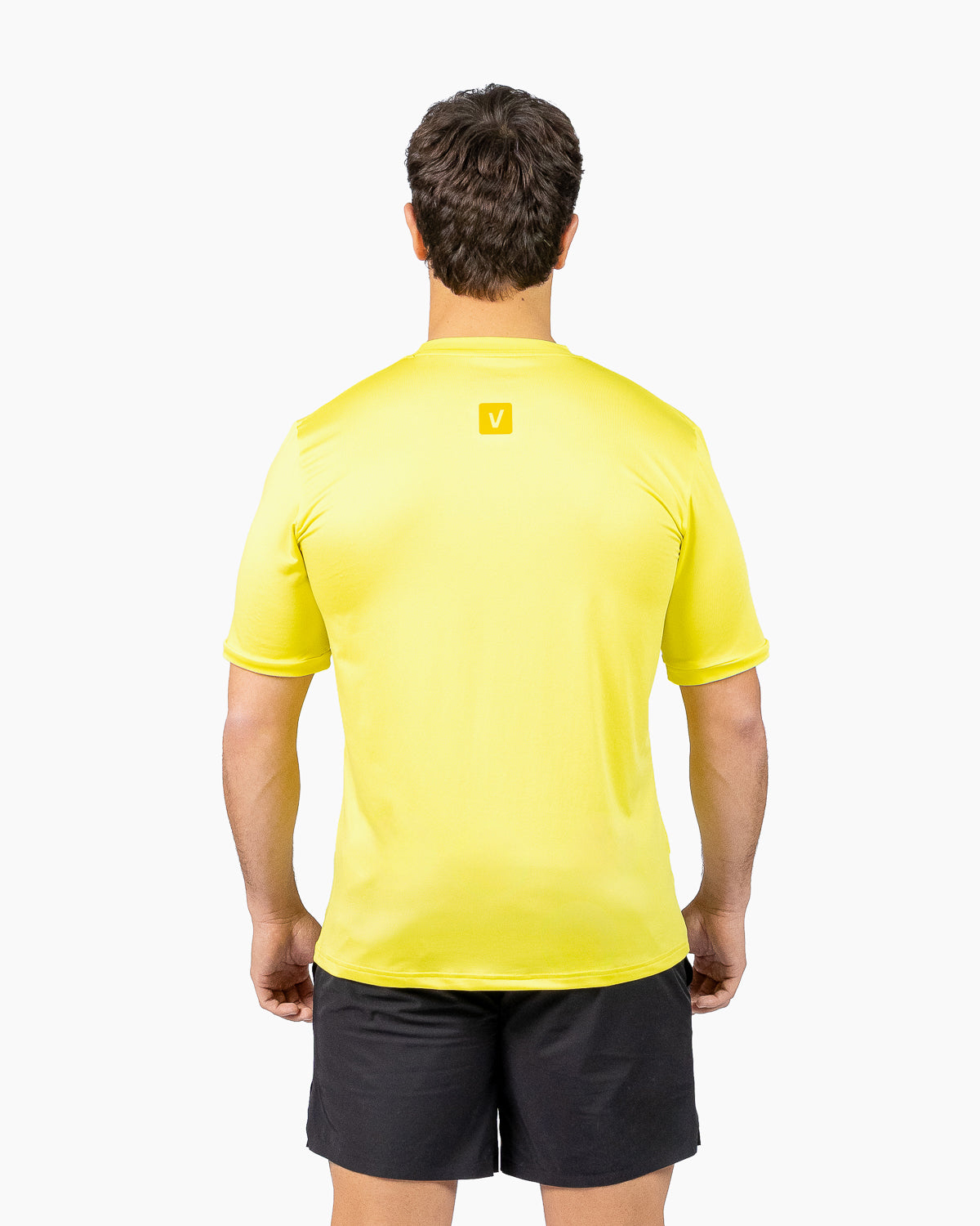 Camiseta Velites Holo espalda color amarillo diente de león